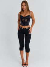 CRISTINE CORSET TOP BLACK